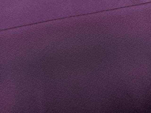  平和屋着物 豪華振袖 色無地 葡萄色 正絹 ph 振袖 着物