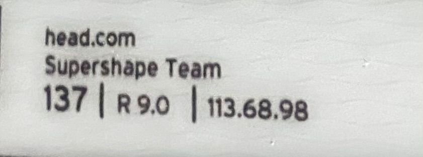 HEAD TEAM 137 cm メンズスノーボード 板 