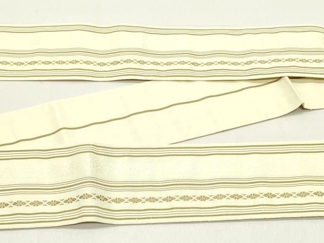  平和屋着物 男性 本場筑前博多織 角帯 献上 砥粉色 井上絹織謹製 証紙付き 正絹 ob 角帯 帯