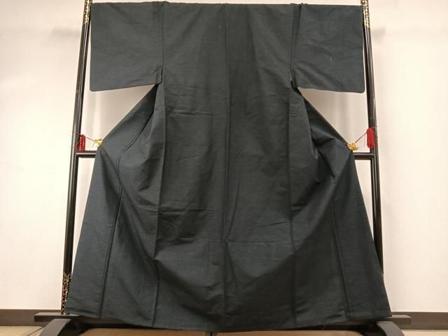 平和屋着物 男性 紬 百入茶色 正絹 fy