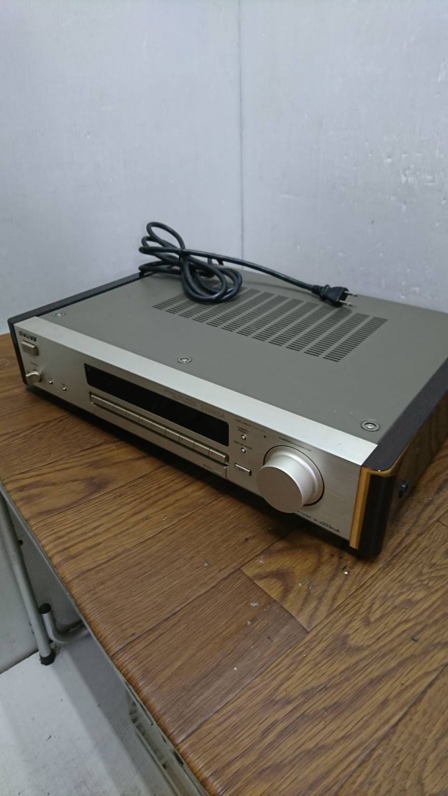 E 58235 SONY FM ステレオ FM-AMチューナー No.ST-S 333 ESA