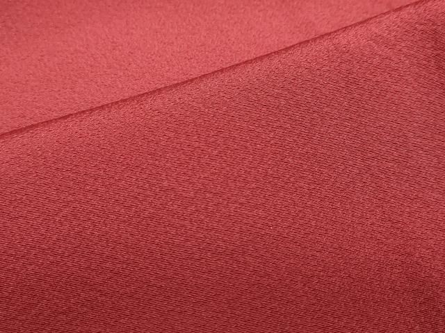 上質な色無地 茜色