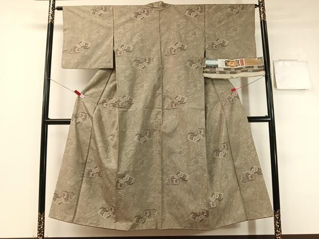 平和屋着物 都喜ヱ門 本場大島紬 7マルキ 総絣 藤絹織物謹製 草木尽くし 瑞祥御所 証紙付き 正絹 vp