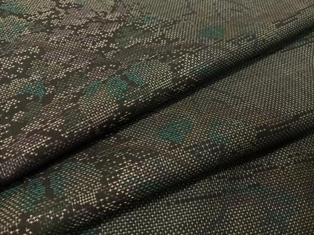 平和屋着物 本場大島紬 9マルキ 樹林文 正絹 vp