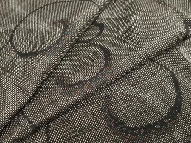 平和屋着物 本場大島紬 7マルキ 唐草文 正絹 ud