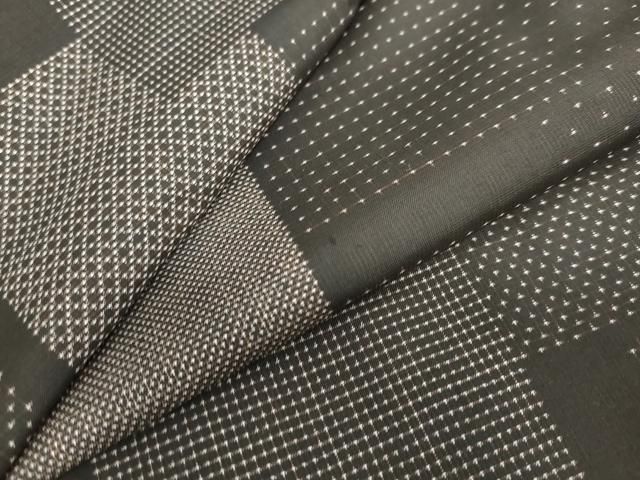 平和屋着物 本場大島紬 9マルキ 色紙重ね文 正絹 ud