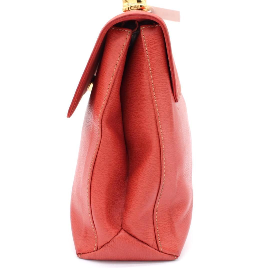 美品】LOEWE ロエベ ベラスケス 2way ハンドバッグ レザー レッド