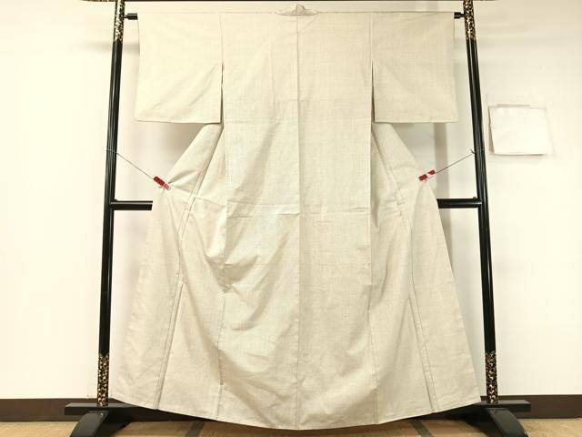 平和屋着物 本場大島紬 白大島 7マルキ 正絹 vp