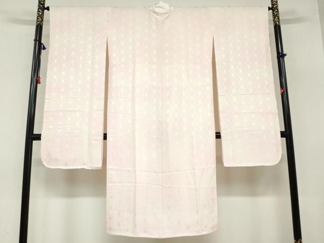 平和屋着物 振袖用長襦袢 袷 麻の葉地紋 暈し染め 正絹 ud