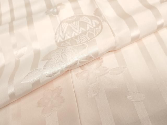  平和屋着物 振袖用長襦袢 無双仕立て 手毬草花地紋 暈し染め 正絹 ud 長襦袢 長襦袢 半襦袢