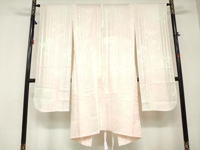 平和屋着物 振袖用長襦袢 無双仕立て 手毬草花地紋 暈し染め 正絹 ud