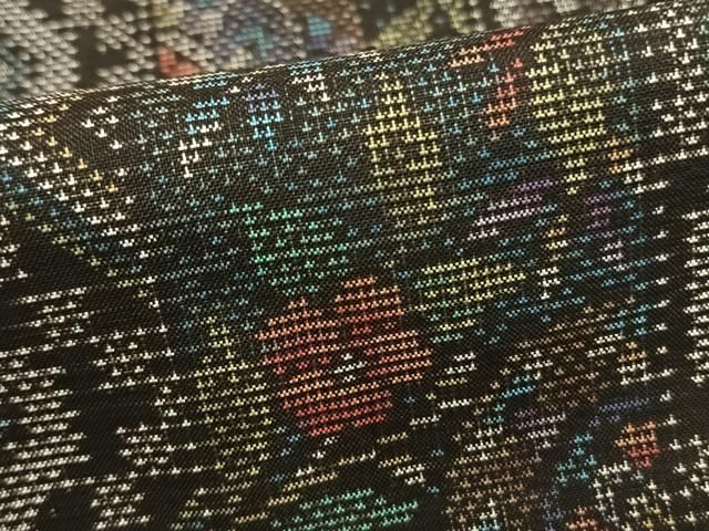  平和屋着物 本場大島紬 カタス7マルキ 色紙花間道 まるやま扱い 正絹 fy 紬 着物