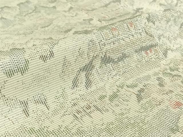 上質な紬 白大島