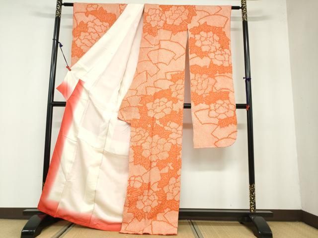 平和屋着物 豪華振袖 総絞り 舞花文 正絹 ud