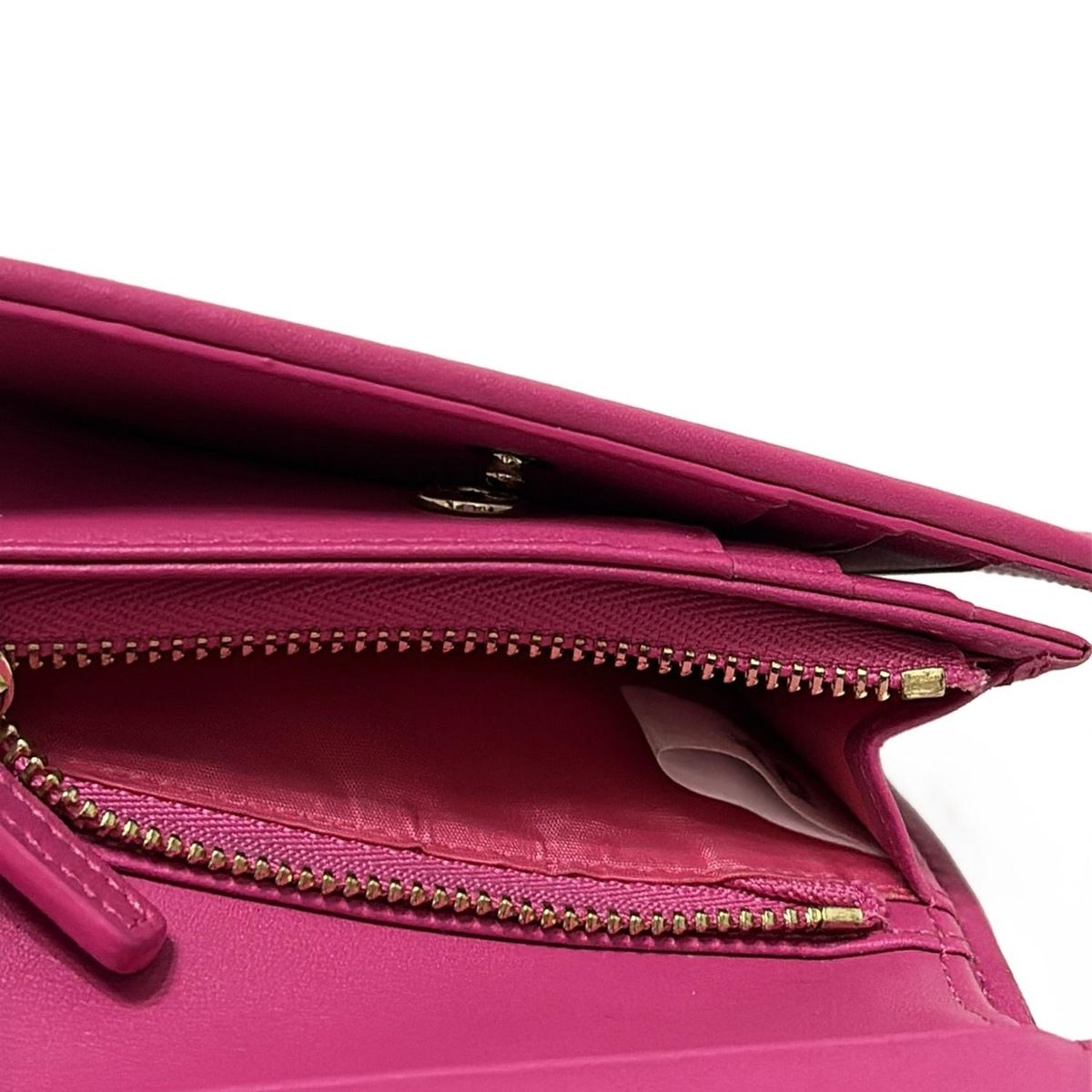MCM(エムシーエム) Wホック財布 パトリシア ライトピンク×ピンク