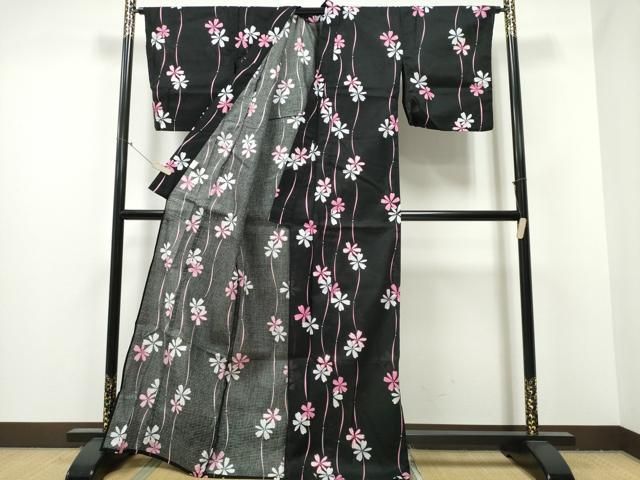 面談 よろけ縞舞花文