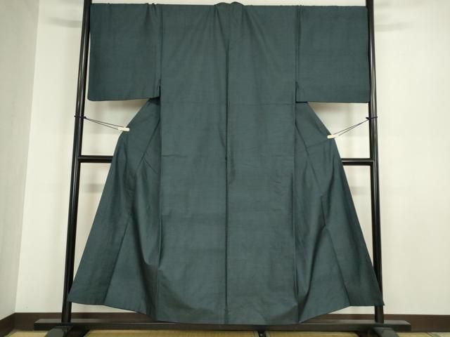 平和屋着物 男性 本場大島紬 アンサンブル 100亀甲 長羽織 総詰め 正絹 az