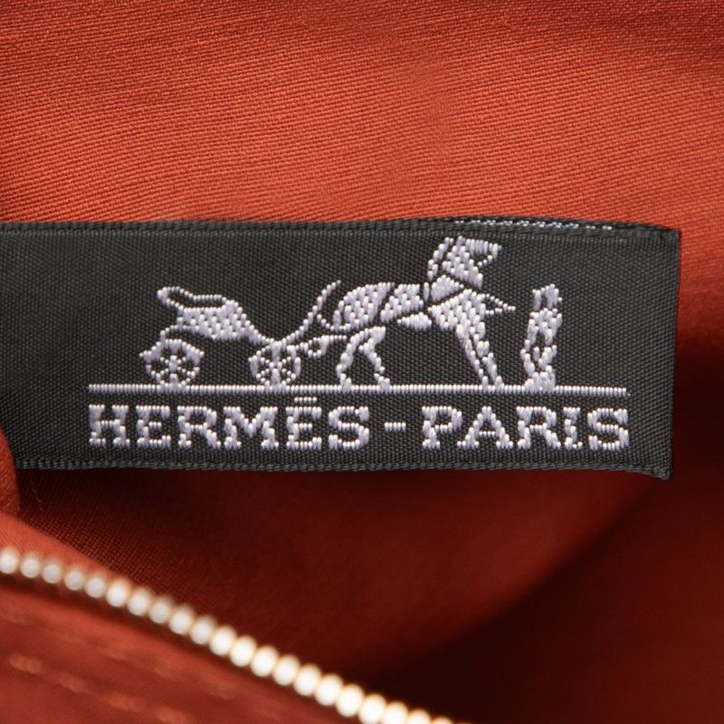エルメス アカプルコバサスMM 斜め掛け ショルダーバッグ オレンジ