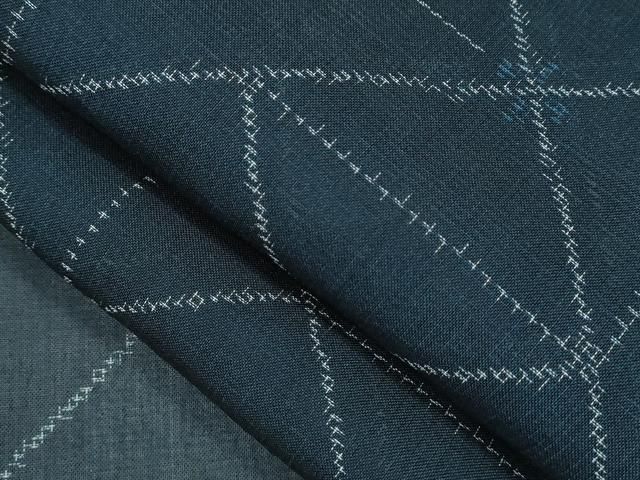 平和屋着物 夏物 紗紬 吉祥花文 正絹 ze