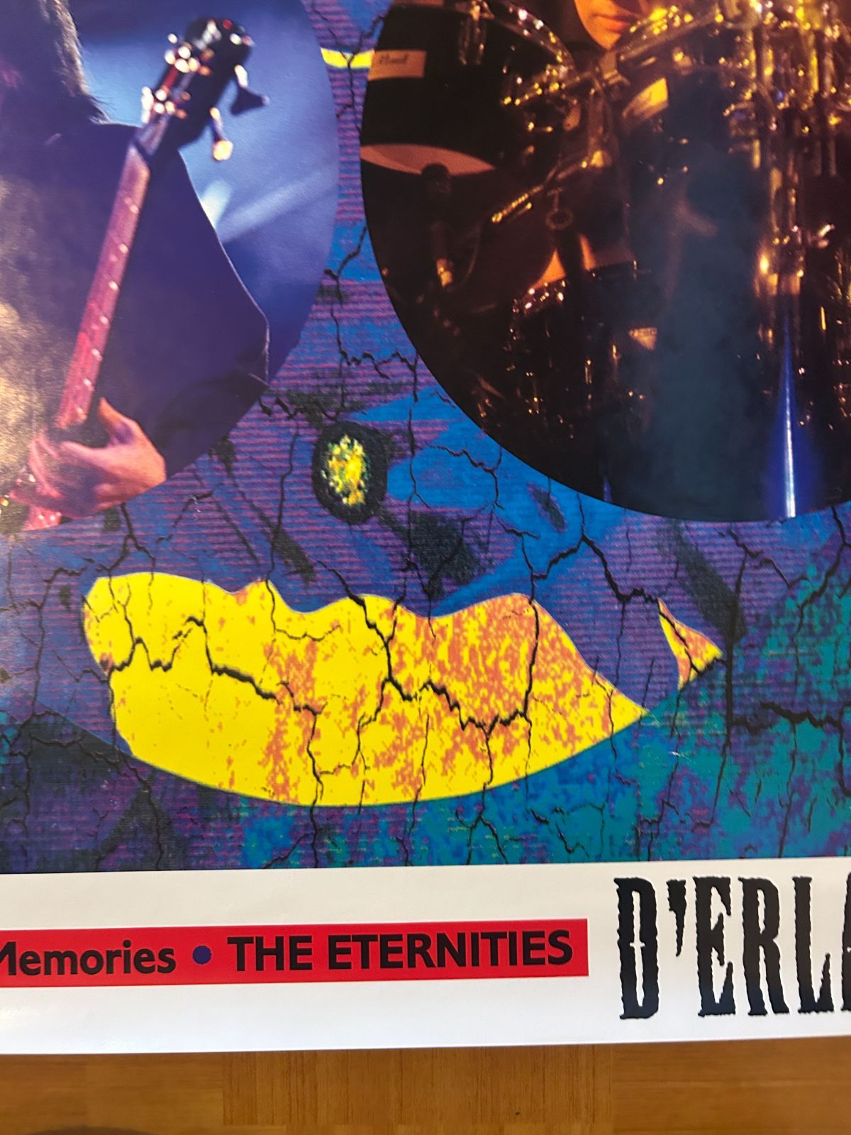 D'ERLANGER限定１万本ビデオ「an aphrodisiac」＋チラシ D'ERLANGER デランジェ / MOON AND THE MEMORIES 1991年 ビデオ