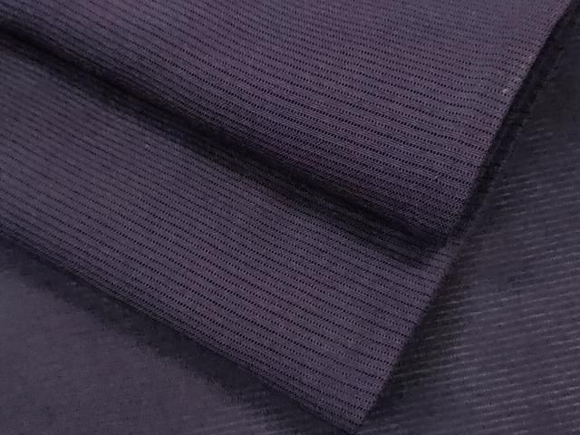 平和屋着物 夏物 色無地 絽 紫紺色 正絹 ze