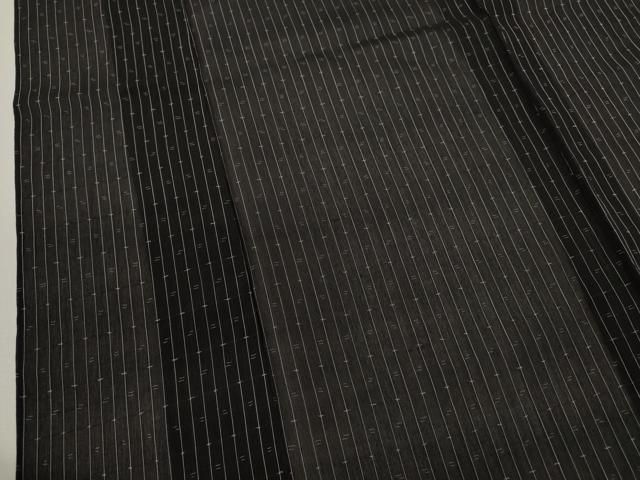 縞 黒地