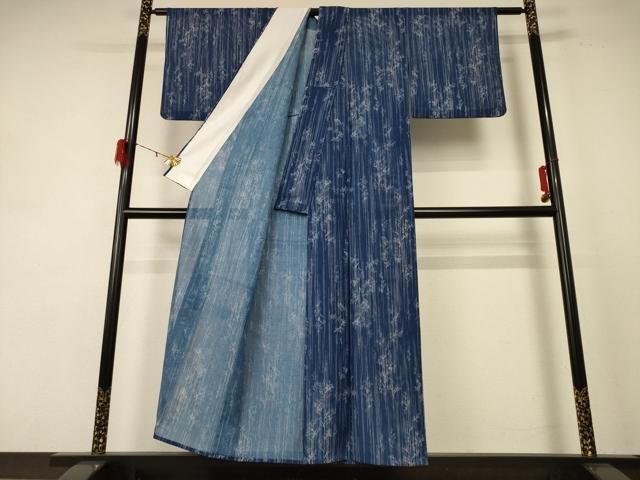 平和屋着物＊夏物 小紋 絽 草花文 洗える着物 AABE4346jd - メルカリ