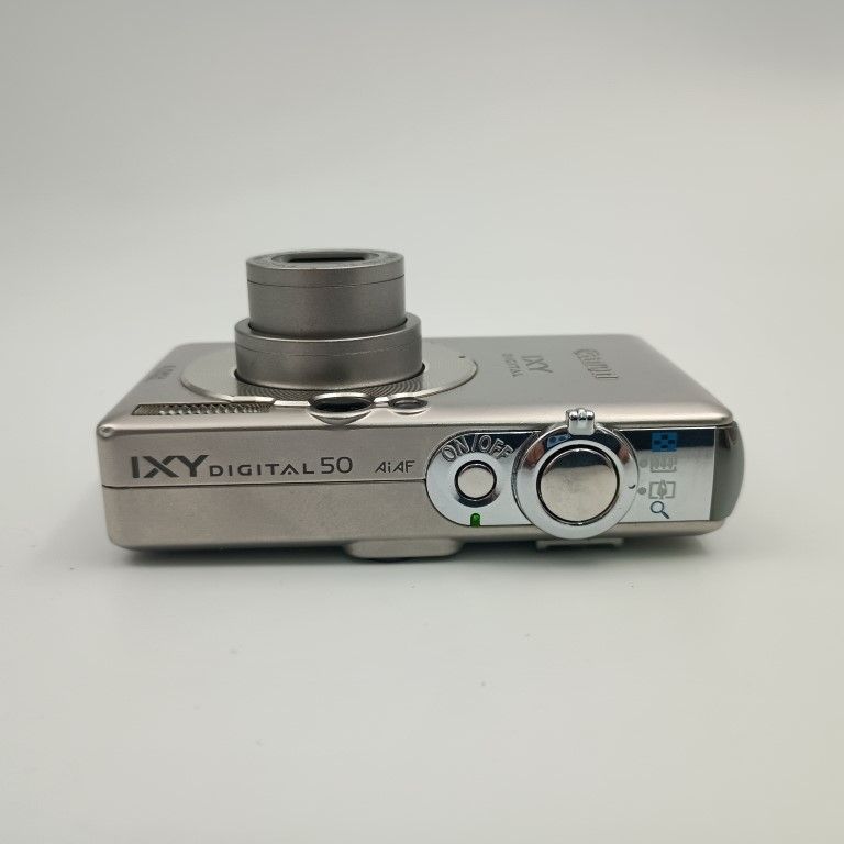 カメラ Canon IXY DIGITAL 50 シルバー コンパクトデジタルカメラ 〇