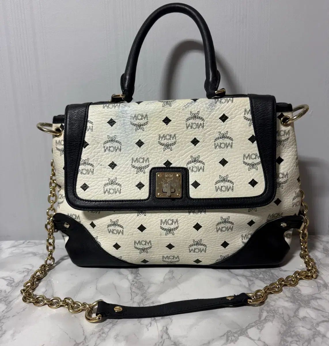 MCM ヴィセトス サッチェル クロスバック - メルカリ