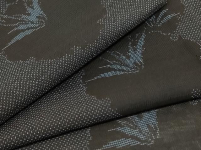 平和屋着物 夏物 本場大島紬 夏大島 雪輪 正絹 jd