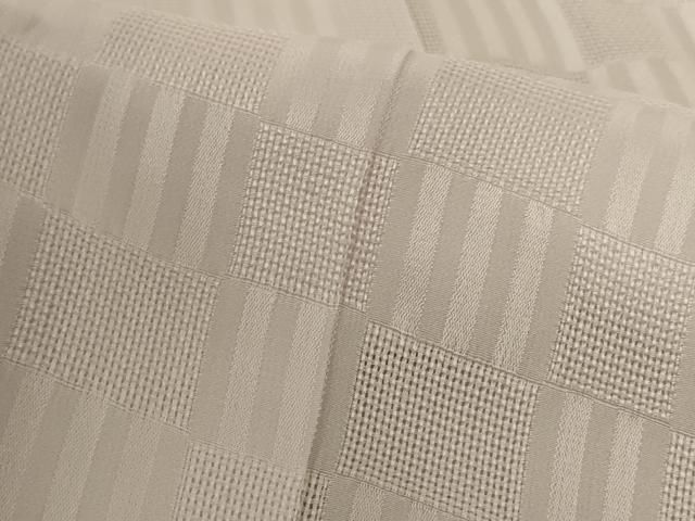  平和屋着物 夏物 長襦袢 市松紋紗 薄梅鼠色 正絹 jd 長襦袢 長襦袢 半襦袢