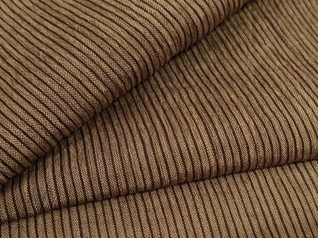 平和屋着物 夏物 本場小千谷ちぢみ 縞 麻 jd