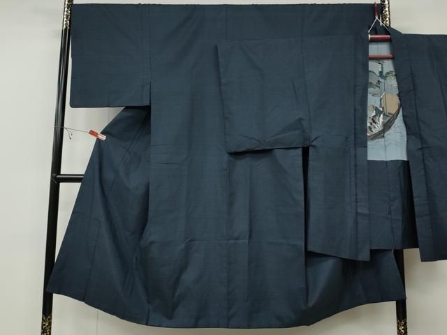 平和屋着物 男性 本場大島紬 アンサンブル 吉祥文 正絹 ut