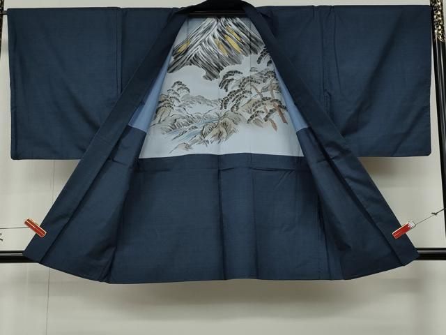 平和屋着物○男性 本場大島紬 100亀甲 正絹 逸品 BAAN6938pm 平和屋