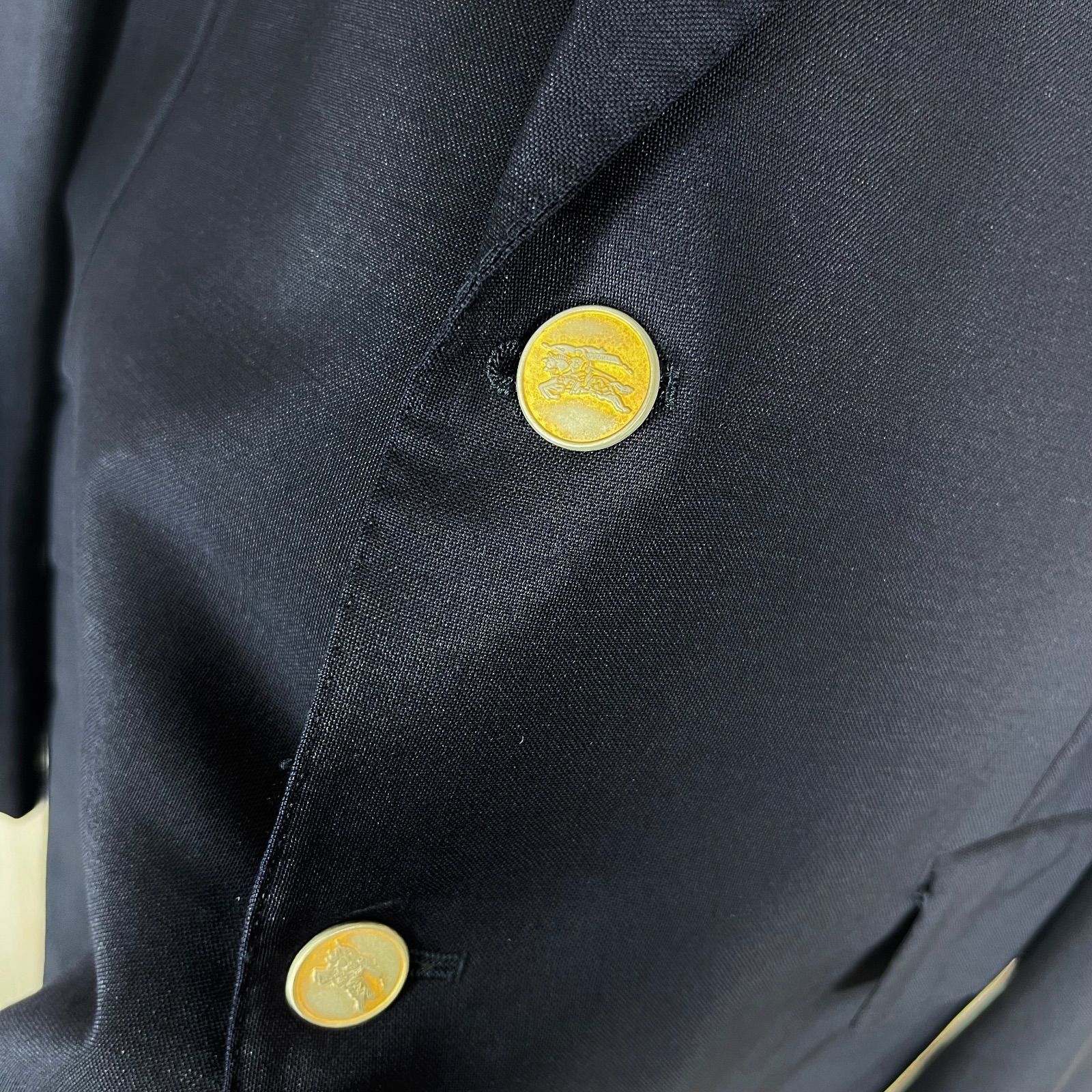 Burberrys バーバリーズ 金ボタン ロゴボタン ウール テーラード