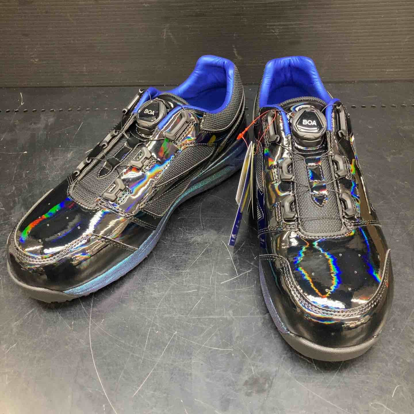 ミズノ ワークシューズ オールマイティLSⅡ 52 L BOA 26 5 cm ホログラムブラック シルバー ブルー