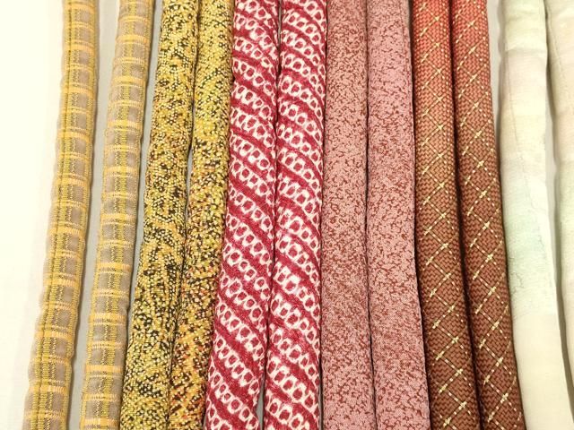  平和屋着物 和装小物 上質な帯締め10本セット 丸ぐけ 暈し 金糸 金彩 飾り玉 木玉 ay 帯締め 帯留め 帯飾り