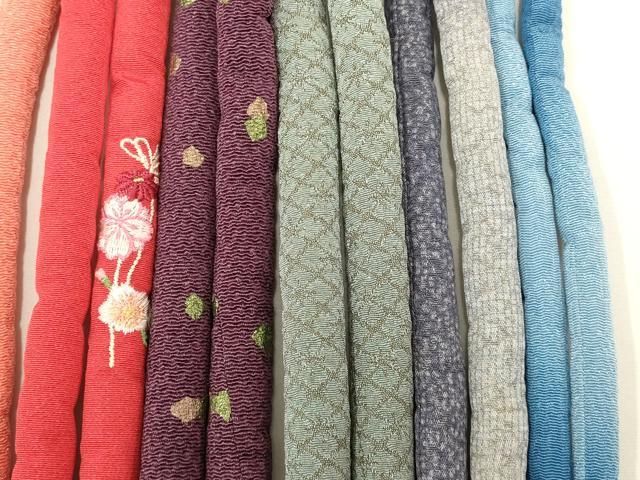  平和屋着物 和装小物 上質な帯締め10本セット 丸ぐけ 刺繍 暈し 金糸 金彩 飾り玉 小田巻 木玉 あり ay 帯締め 帯留め 帯飾り