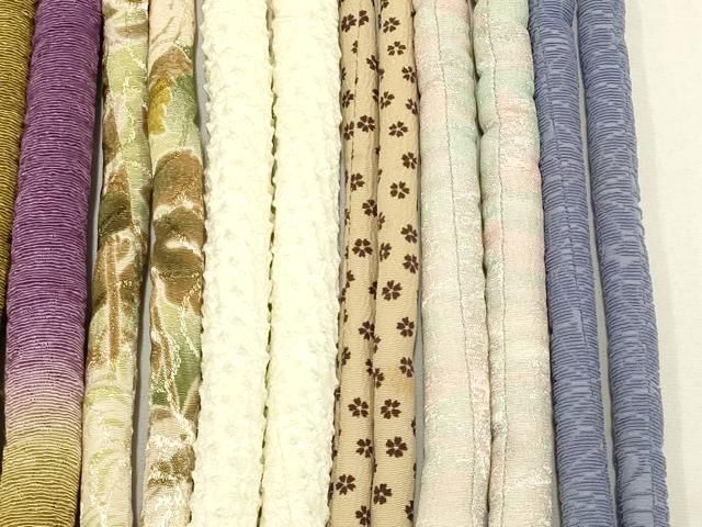 平和屋着物○和装小物 上質な帯締め10本セット 丸ぐけ 暈し 金糸 飾り