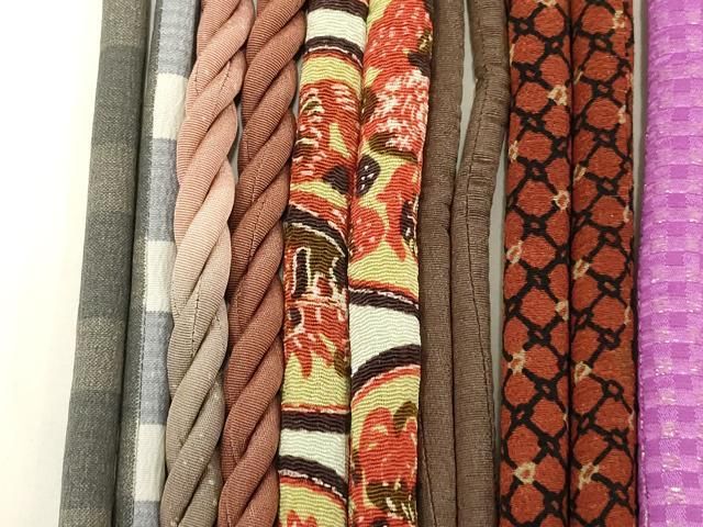  平和屋着物 和装小物 上質な帯締め10本セット 丸ぐけ 刺繍 暈し 金糸 金彩 飾り玉 木玉 あり ay 帯締め 帯留め 帯飾り