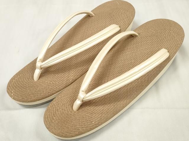 平和屋着物 夏物 和装小物 パナマ草履 履物 きくこのみ zzz