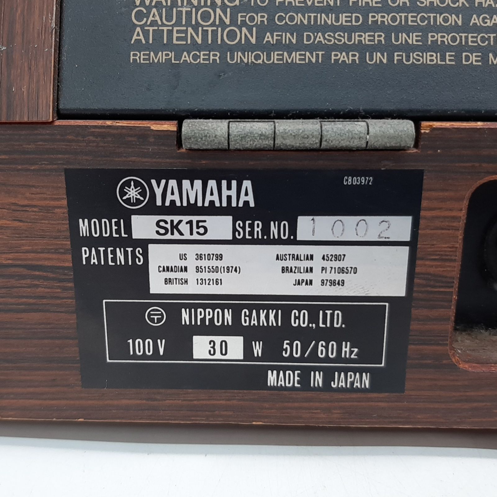 ジャンク】YAMAHA ヤマハ シンセサイザー SK20 ビンテージ 廃盤 - メルカリ