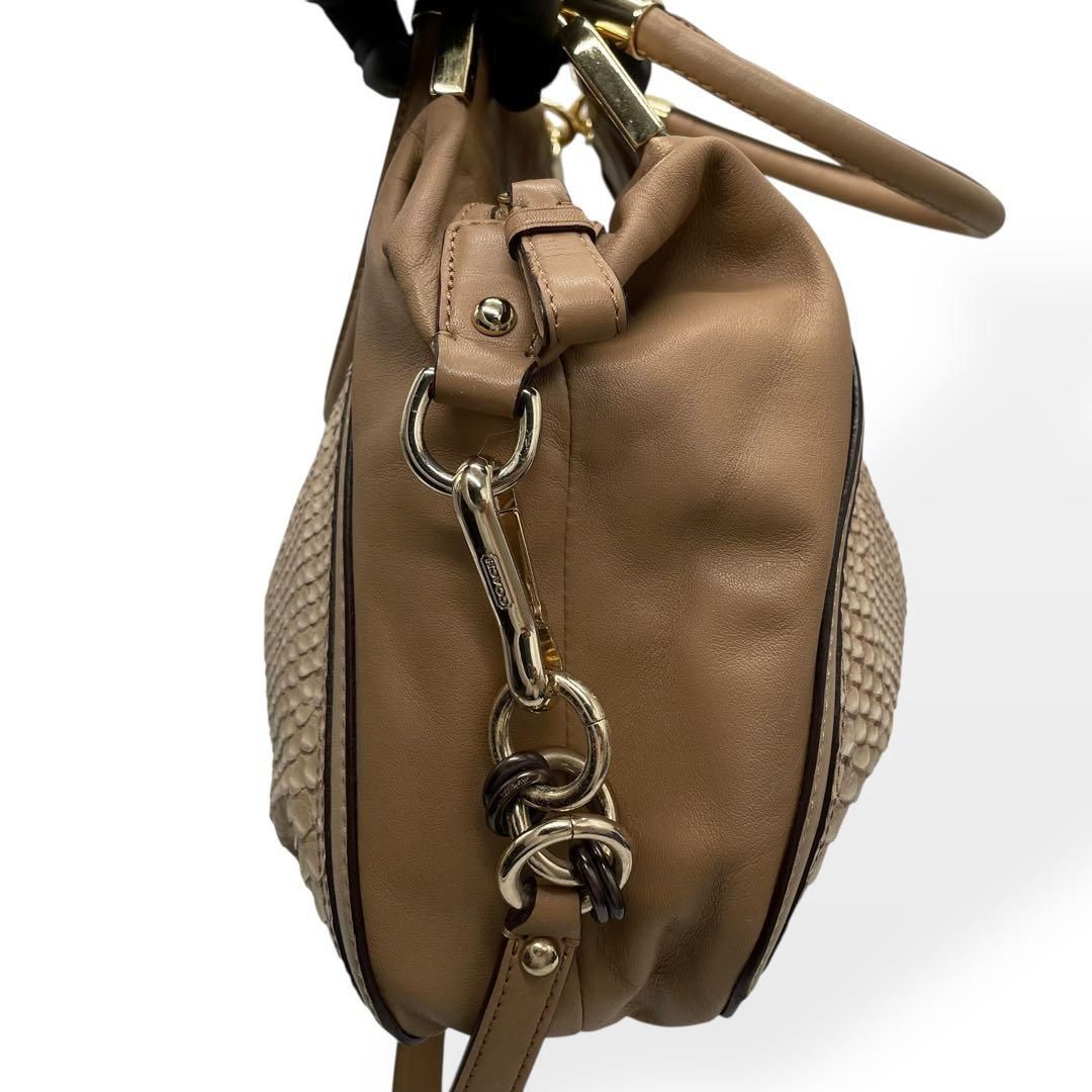 極美品 希少 COACH コーチ 2way ハンドバッグ ショルダーバッグ
