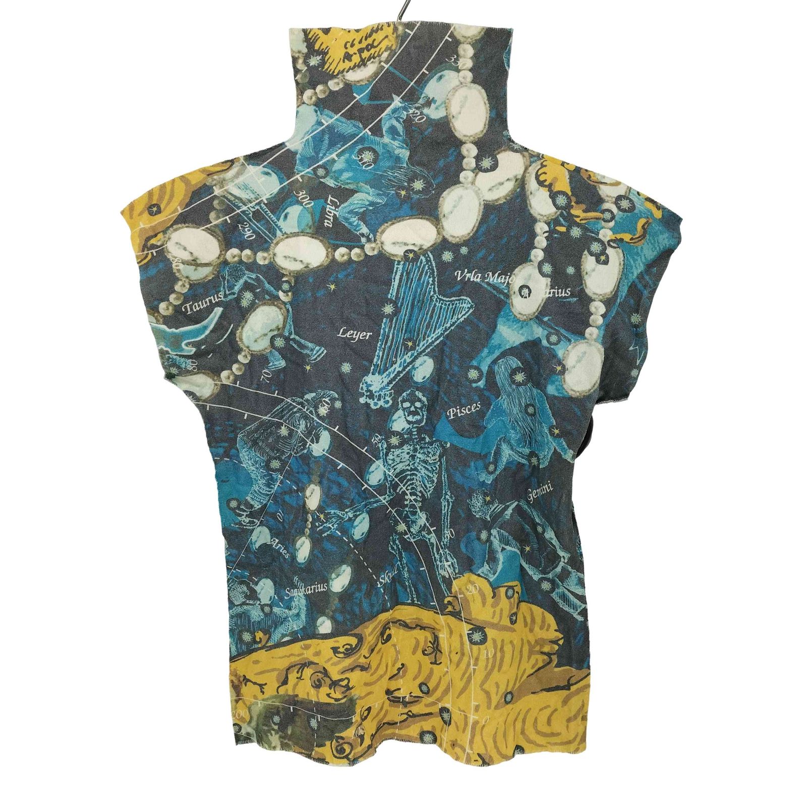 イッセイミヤケme星座柄トップス イッセイミヤケ ISSEY MIYAKE 07AW A-POC 星座 スカルプリント