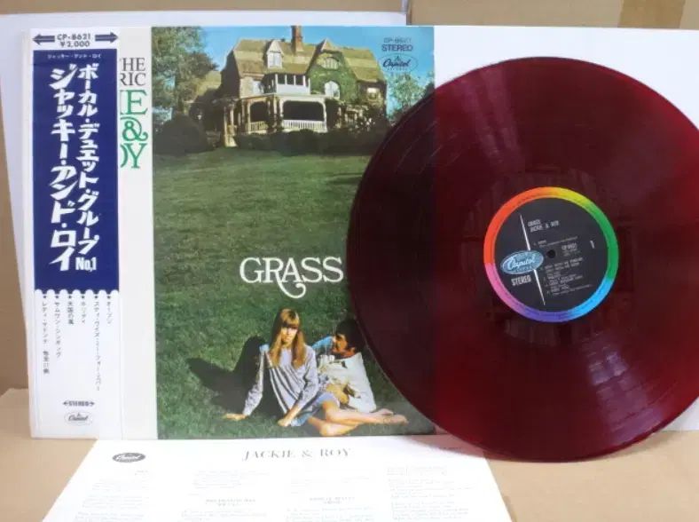 日本 LP Jackie and Roy 1968 年 早い RED WAX