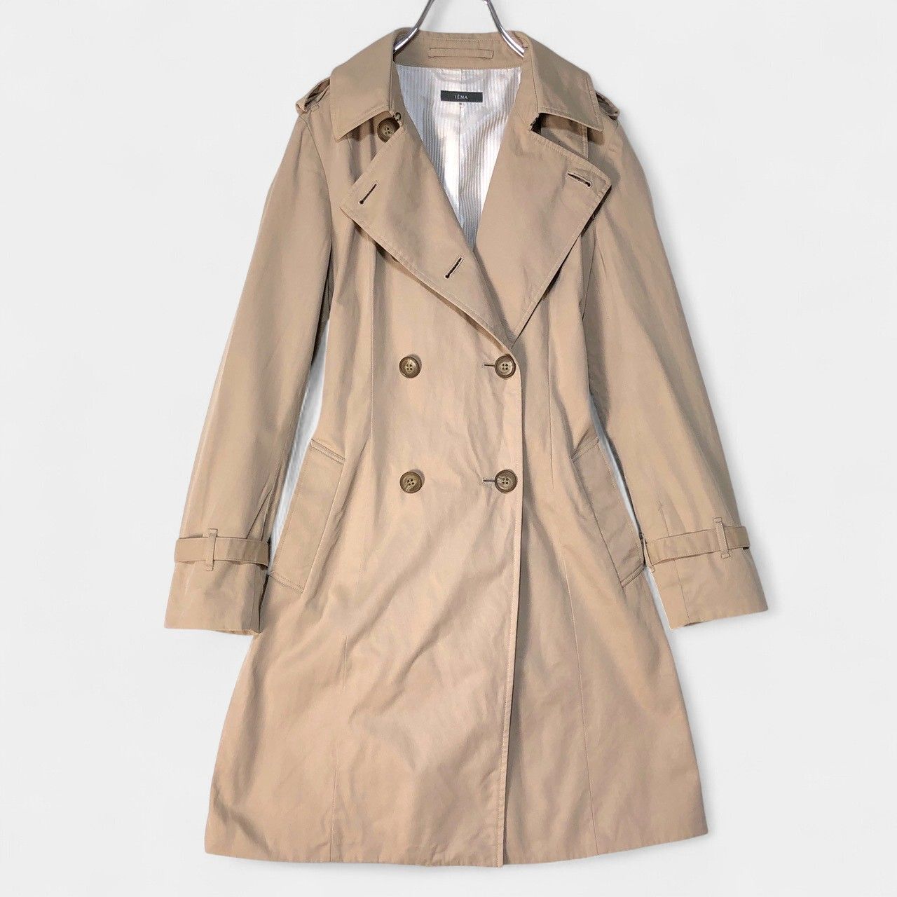 イエナ トレンチコート ベージュ ロング丈
