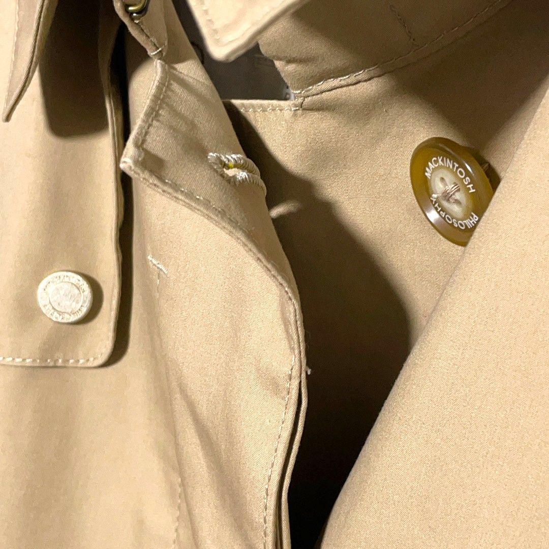 マッキントッシュフィロソフィー ライナー付き トレンチコート L ベージュ マッキントッシュ フィロソフィー トレンチコート ベージュ 中綿 入り