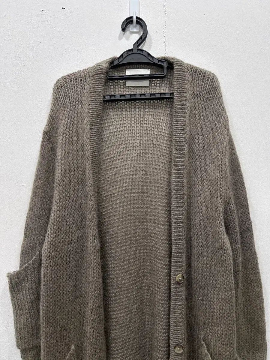 アクネ Acne ファッション モヘア カーディガン ロング丈 XS ココア色