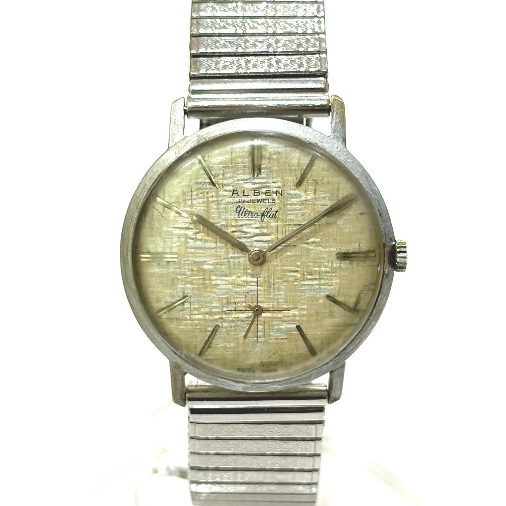 ALBEN アルベン 腕時計 スモールセコンド SS シルバー