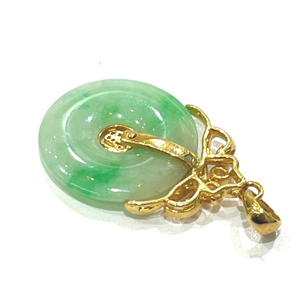  jewelry ジュエリー ペンダントトップ K 18 翡翠 サークル ゴールド その他 アクセサリー